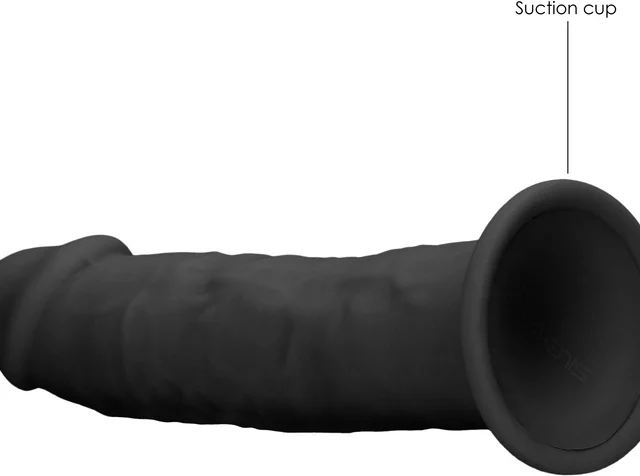 RealRock - Silikonowe dildo bez jąder 20 cm