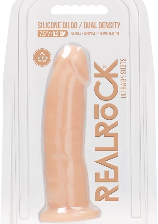 RealRock - Silikonowe dildo bez jąder 20 cm