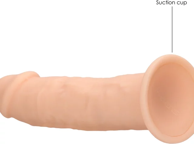 RealRock - Silikonowe dildo bez jąder 20 cm