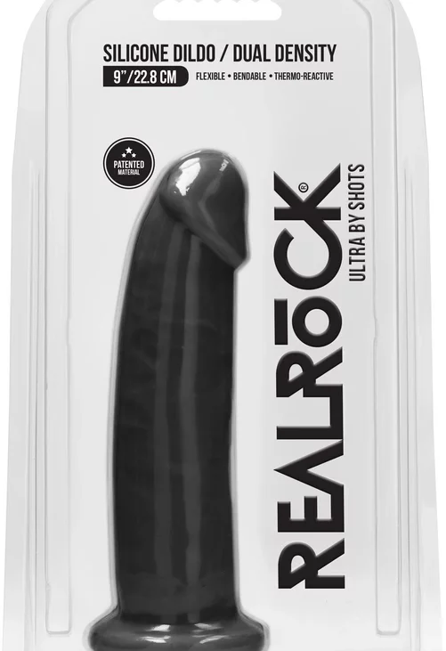 RealRock - Silikonowe dildo bez jąder 23 cm