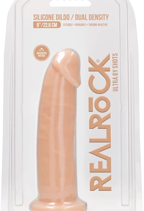 RealRock - Silikonowe dildo bez jąder 23 cm