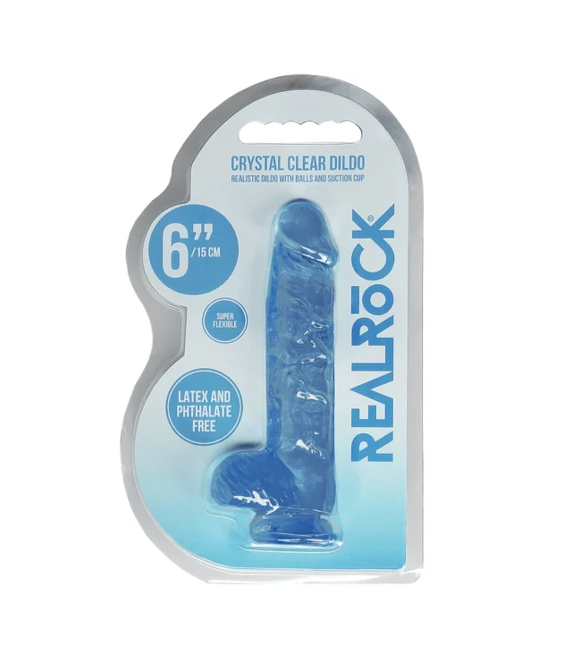 RealRock - Realistyczne dildo z jądrami 15 cm