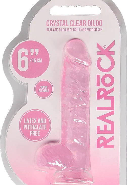 RealRock - Realistyczne dildo z jądrami 15 cm