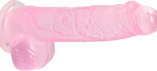 RealRock - Realistyczne dildo z jądrami 15 cm