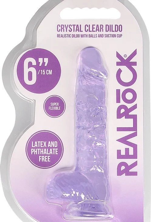 RealRock - Realistyczne dildo z jądrami 15 cm