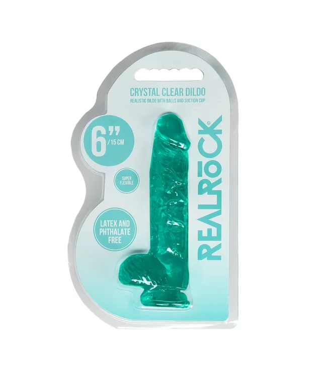 RealRock - Realistyczne dildo z jądrami 15 cm