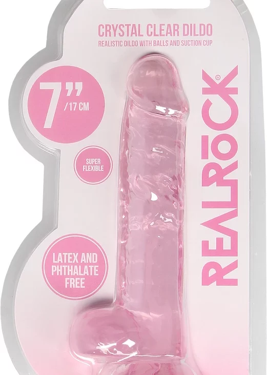 RealRock - Realistyczne dildo z jądrami 18 cm