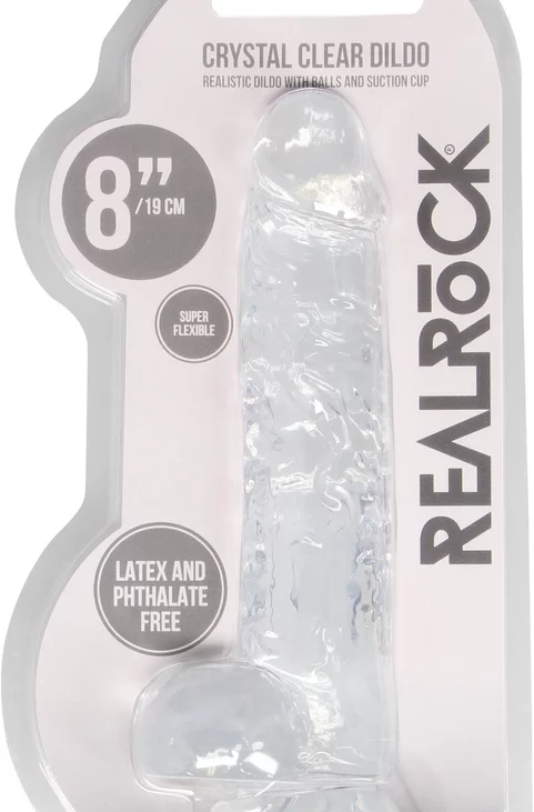 RealRock - Realistyczne dildo z jądrami 21 cm