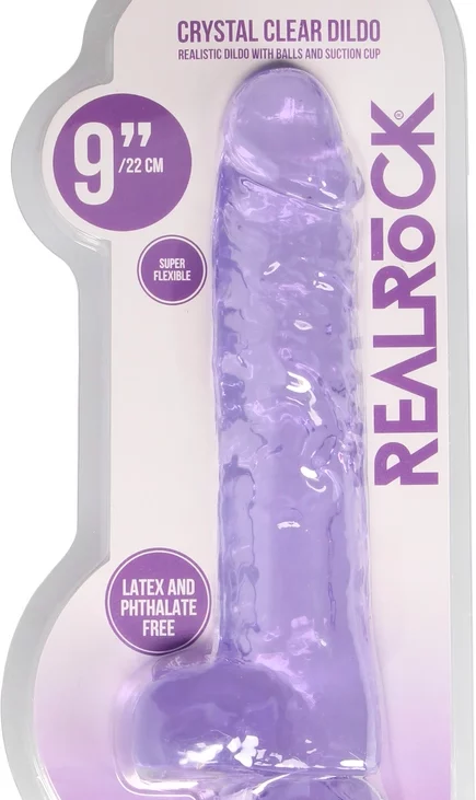 RealRock - Realistyczne dildo z jądrami 23 cm