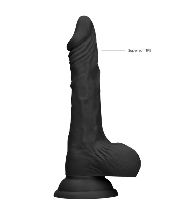 RealRock - Dildo z jądrami 17 cm