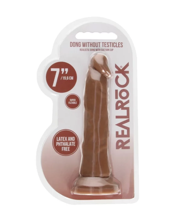 RealRock - Bardzo realistyczne dildo z wypukłymi żyłami 17 cm