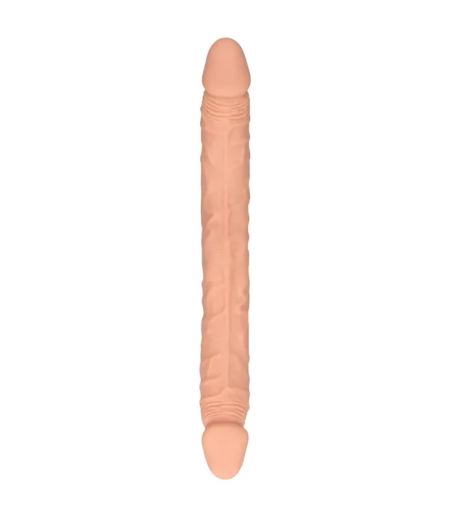 RealRock - Podwójne wygięte dildo - bardzo długie 36cm