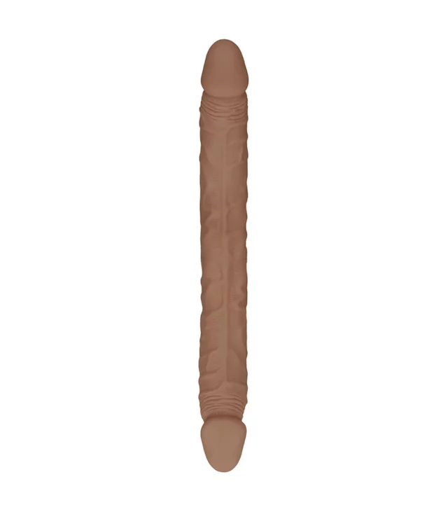 RealRock - Podwójne wygięte dildo - bardzo długie 36cm