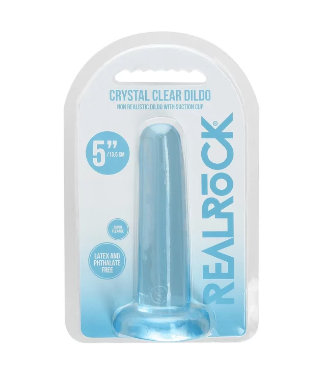 RealRock - Dildo z przyssawką proste 13,5 cm