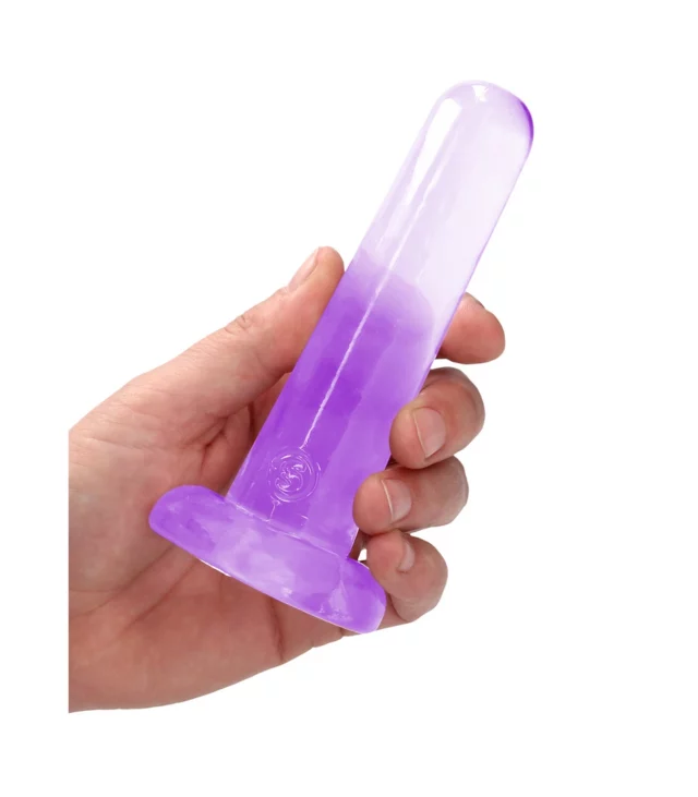 RealRock - Dildo z przyssawką proste 13,5 cm