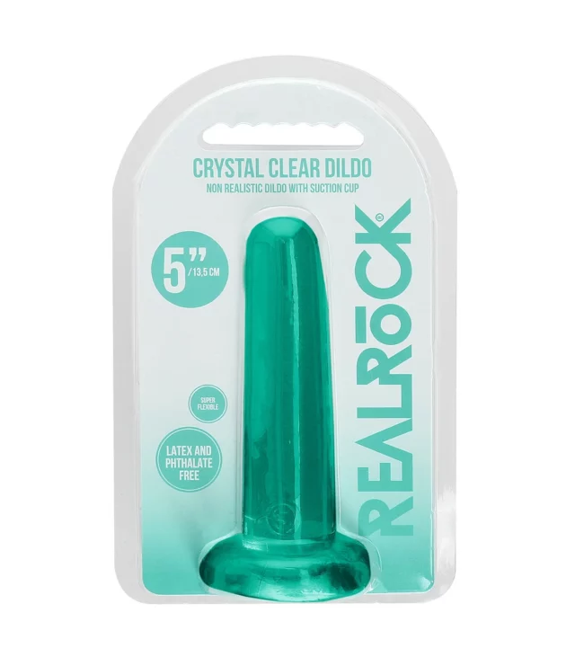 RealRock - Dildo z przyssawką proste 13,5 cm