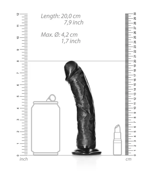 RealRock - Realistyczne dildo z przyssawką 18 cm