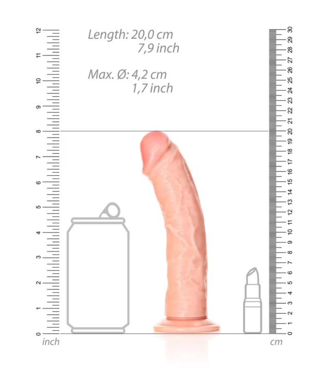 RealRock - Realistyczne dildo z przyssawką 18 cm