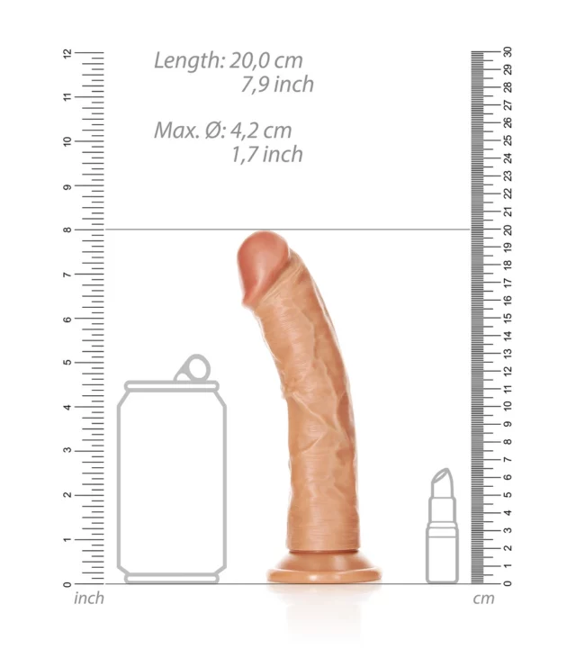 RealRock - Realistyczne dildo z przyssawką 18 cm