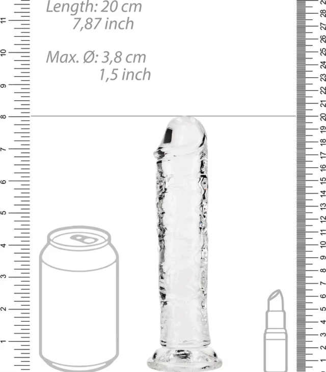 RealRock - Realistyczne dildo z przyssawką 18 cm