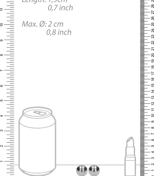 Shots Toys - Zestaw dwóch kulek gejszy - lekkie