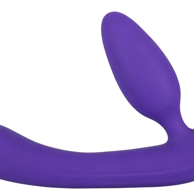 Strapless Strap-On - Dildo Do Dzikich Gier Z 3 Wtyczkami Fioletowy