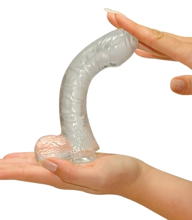 NMC - Naturalne Dildo Elastyczne W Kolorze Białym 17cm