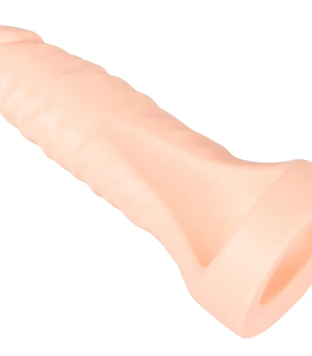 Realistixxx - Pierścień Na Penisa Z Naturalnym Dildo 18 Cm