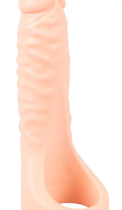 Realistixxx - Pierścień Na Penisa Z Naturalnym Dildo 18 Cm