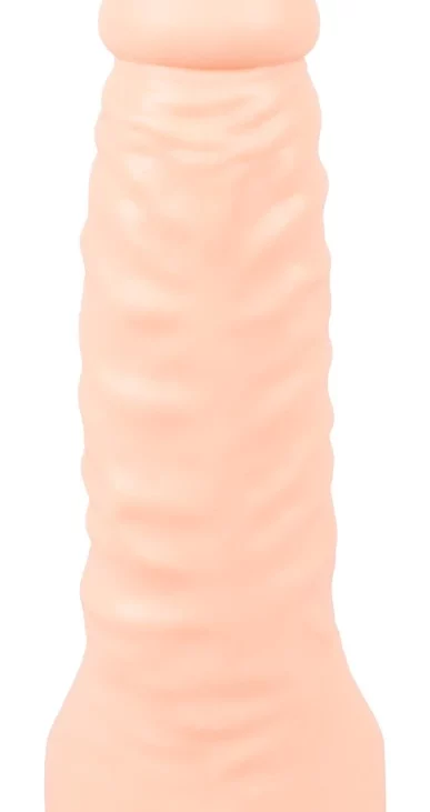 Realistixxx - Pierścień Na Penisa Z Naturalnym Dildo 18 Cm