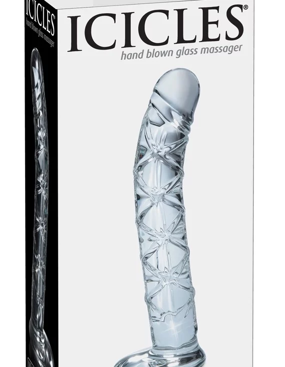 Icicles - Realistyczne Zakrzywione Szklane Dildo