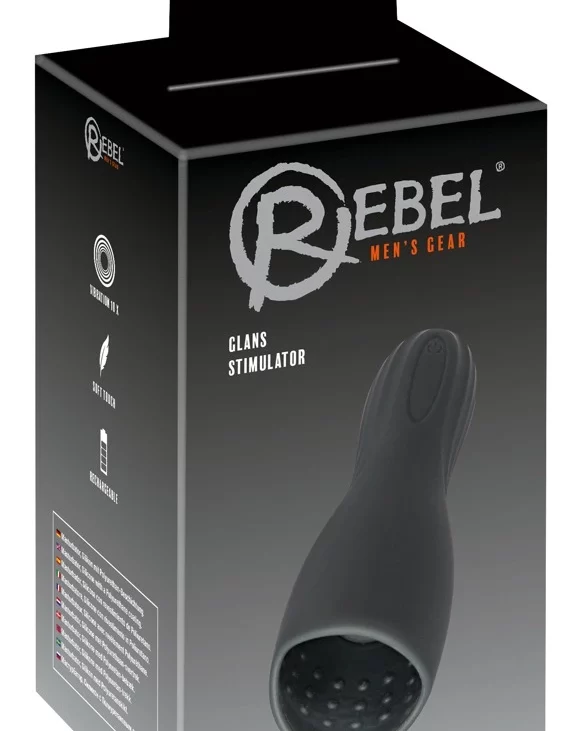 Rebel - Kompaktowy Masturbator 10 Trybów Wibracji Glans Stimulator