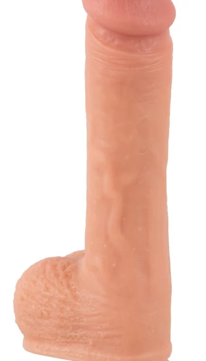 Realistixxx - Naturalny Wibrator Z Żyłami Żołędziem I Jądrami 21.8cm