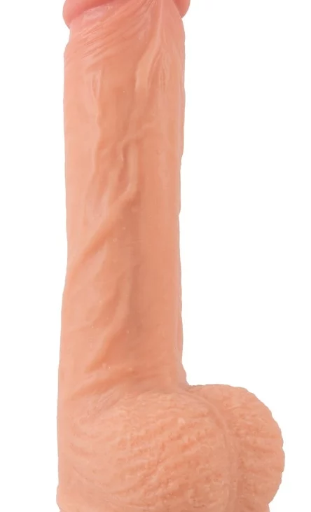 Realistixxx - Naturalny Wibrator Z Żyłami Żołędziem I Jądrami 21.8cm