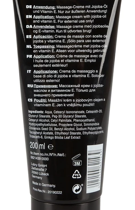 Penis XXL - Krem Do Pielęgnacji Penisa 200 ml