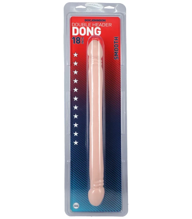 Doc Johnson - Dildo z podwójną końcówką- wąskie - dwustronne 45 cm