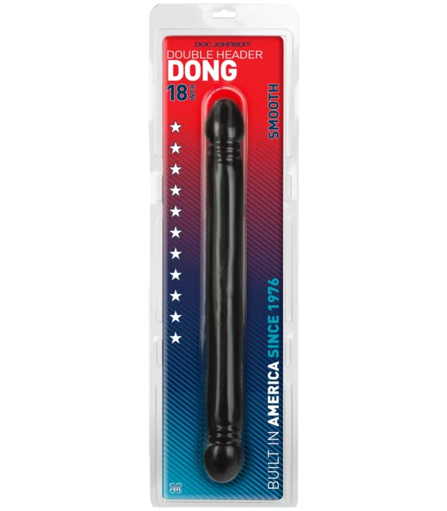 Doc Johnson - Dildo z podwójną końcówką- wąskie - dwustronne 45 cm