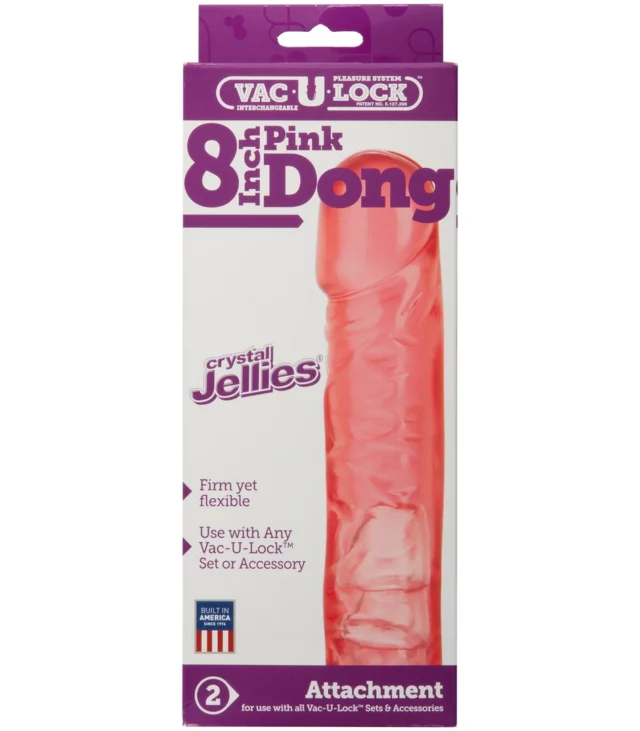 Doc Johnson - Krystaliczne dildo 20 cm