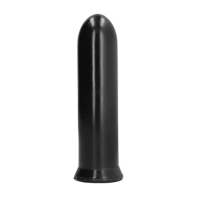 All Black - Dildo gładkie, krótkie, 19 cm