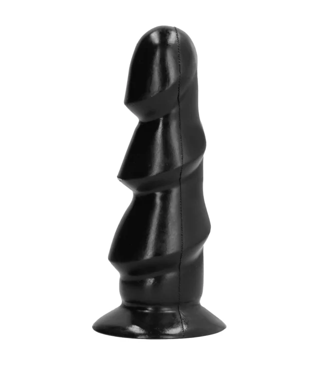 All Black - Korek analny, piramidki 17 cm