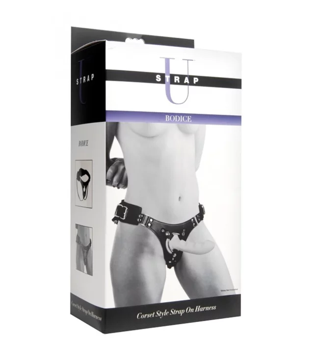 Xr Brands - Uprząż typu strap-on w stylu gorsetu