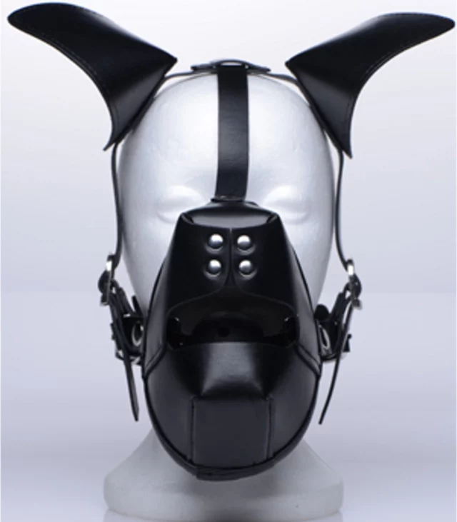 Pup - Puppy Play Mask + Breathable Ball Gag