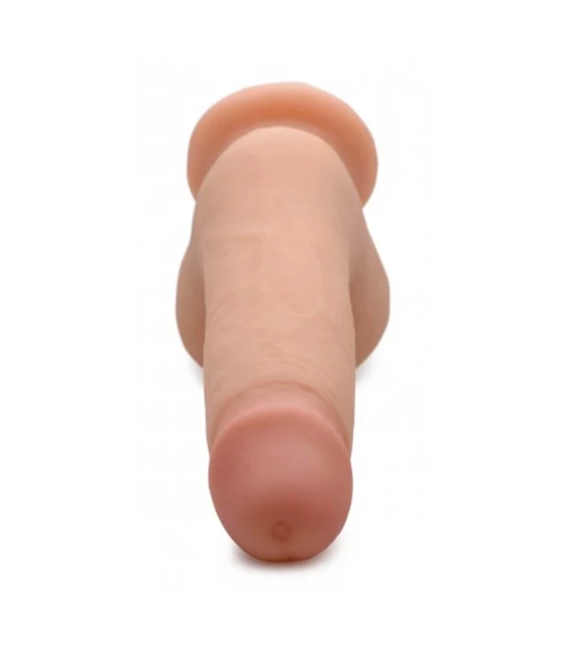 XR Brands - Dildo o podwójnej gęstości - 18 cm