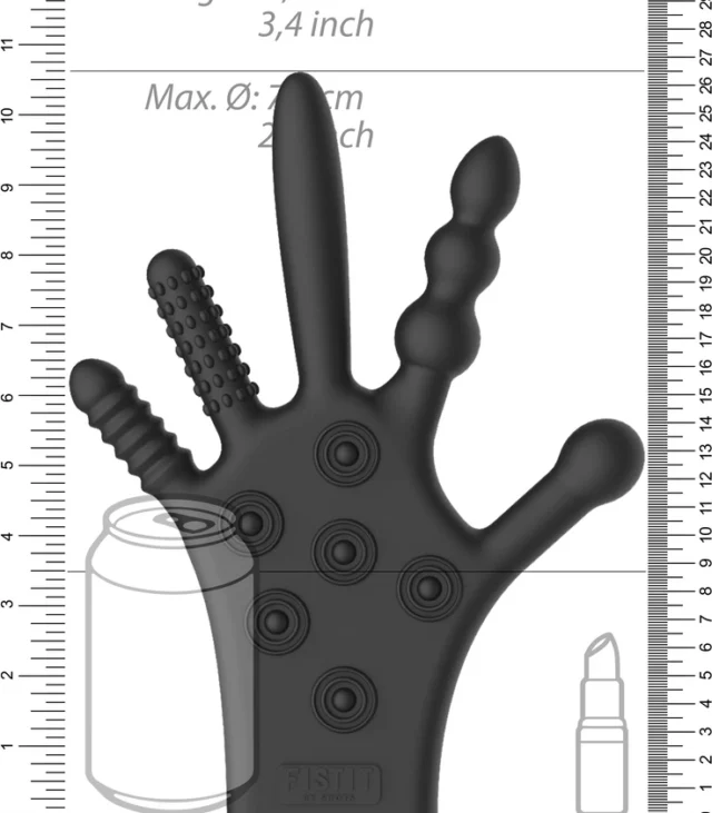 Fist It by Shots - Silikonowa rękawica stymulująca