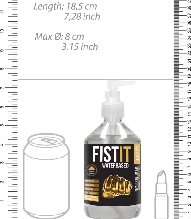 Fist It by Shots - Lubrykant na bazie wody 500 ml