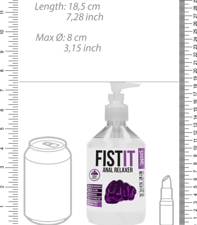 Fist It by Shots - Relaksujący lubrykant do seksu analnego 500 ml