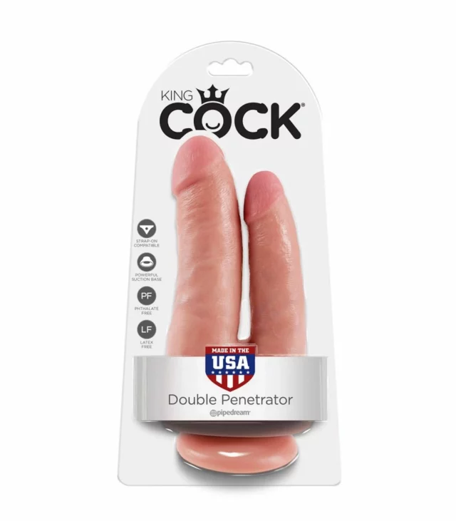 King Cock - Penis dildo podwójny