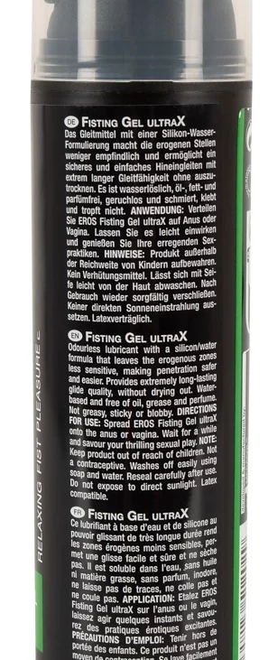 EROS - Silikonowo-Wodny Lubrykant Do Fistingu UltraX 200ml