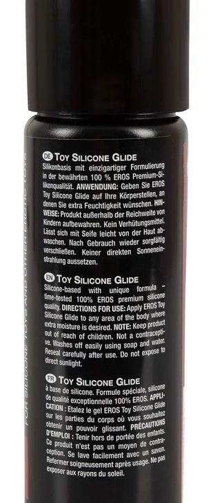 EROS - Lubrykant Do Zabawek Erotycznych Toy Silicone Glide 100 ml