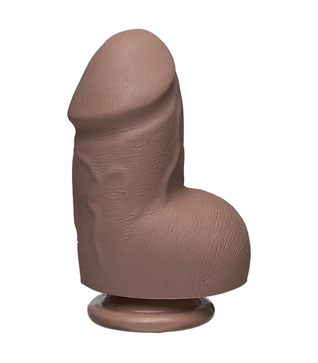 Doc Johnson - Realistyczne, grube dildo z jądrami 15 cm